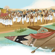 Bateau pharaonique sur le Nil
