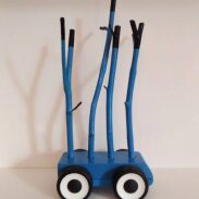 Brouette bleue